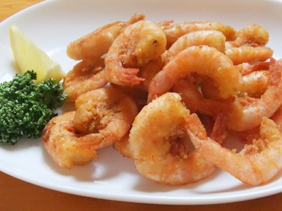 ひげ長エビ唐揚げ